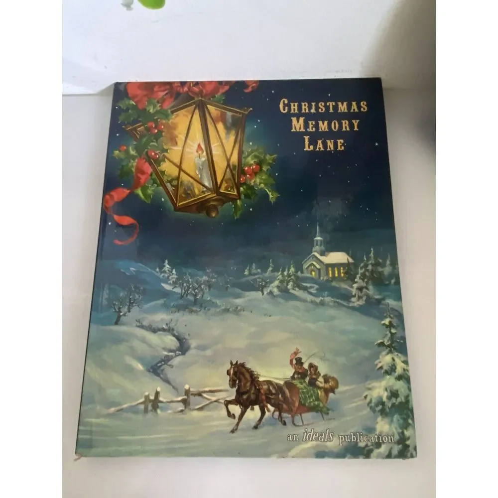 Christmas Memory Lane Ideals Publication Co. Hardback‎ Book Christmas 1962